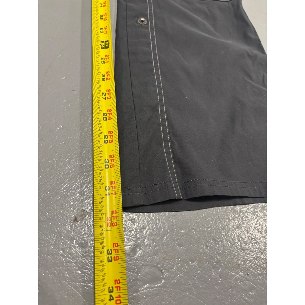 Kuhl Womens 14 Reg Cargo Hiking Pants Gray Contrast Stitch Outdoor Utility - Picture 4 of 6